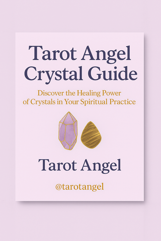 Tarot Angel Crystal Guide & Journal | 25+ Pages of Healing, Intention & Crystal Wisdom