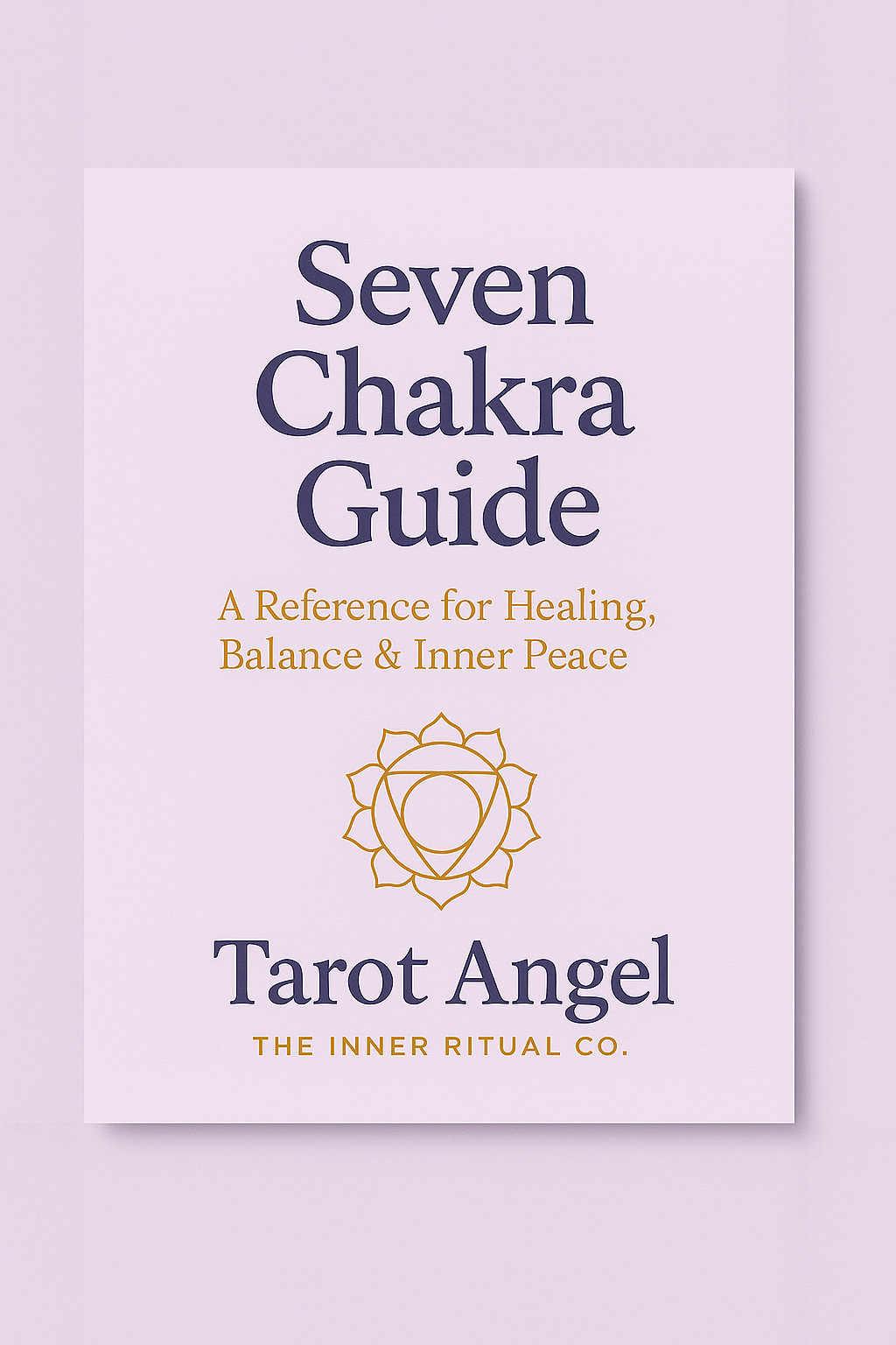 Tarot Angel Chakra Guide | 15 Pages of Energy Healing, Balance & Spiritual Alignment