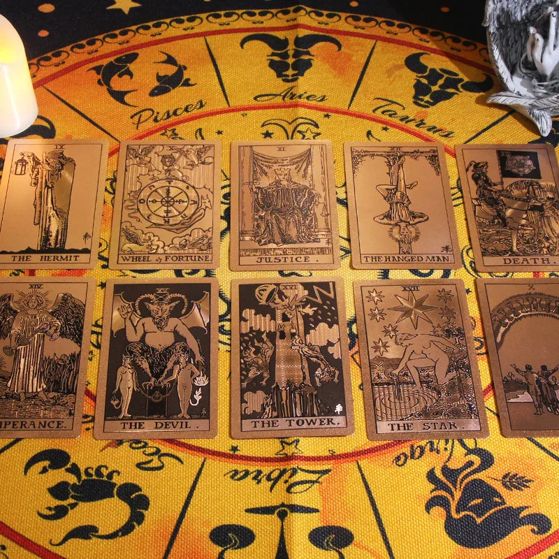Tarot Angle Rose Gold or Black Edition Tarot Cards
