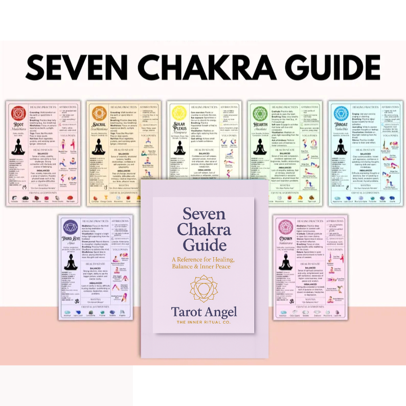 Tarot Angel Chakra Guide | 15 Pages of Energy Healing, Balance & Spiritual Alignment