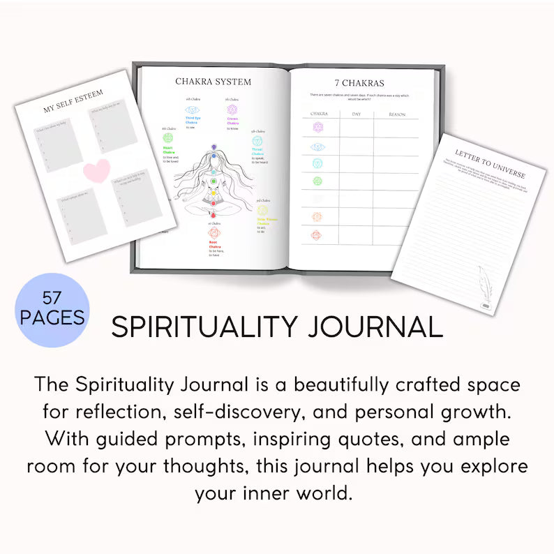 Tarot Angel Spirituality Journal | 50+ Pages for Healing, Self-Love & Manifestation